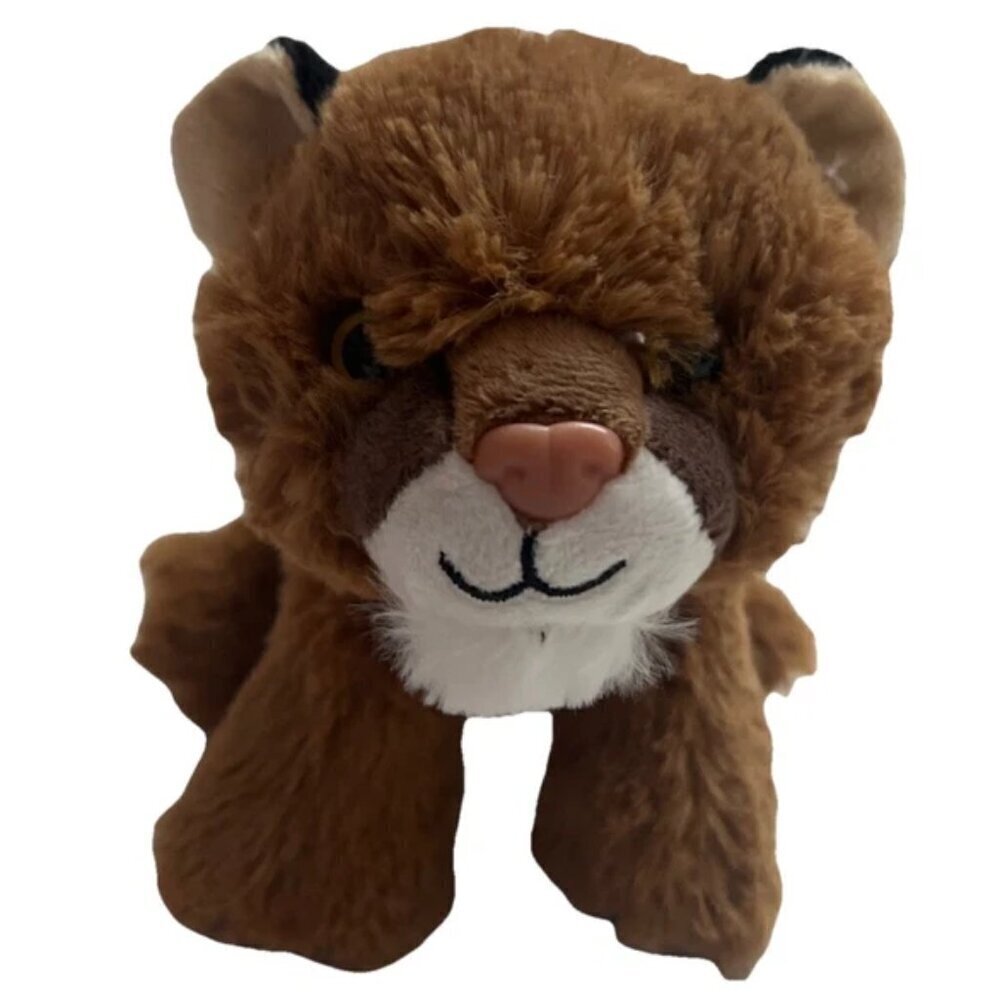 NEW Wild Republic Hug 'Ems Mountain Lion 7" Plush Toy Stuffed Animal